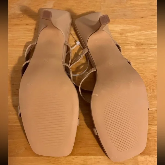 Square Open Toe Heels - Picture 4 of 4